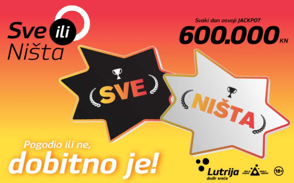 Sve ili Ništa tablica dobitaka – koliko se može osvojiti?